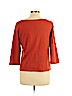Eileen Fisher 100% Cotton Orange Long Sleeve Top Size L - photo 2