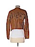 10 Crosby Derek Lam 100% Lamb Tan Leather Jacket Size 4 - photo 2