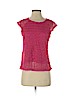 Neiman Marcus 100% Polyester Pink Short Sleeve Blouse Size S - photo 1