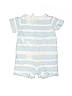 First Impressions 100% Cotton Blue Short Sleeve Onesie Size 3-6 mo - photo 2