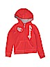 Old Navy 100% Polyester Graphic Red Zip Up Hoodie Size 6 - 7 - photo 1