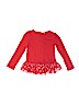 Gap Kids 100% Cotton Solid Red Long Sleeve Top Size S (kids) - photo 1