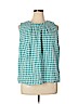 Talbots 100% Cotton Blue Sleeveless Blouse Size 1X - photo 1