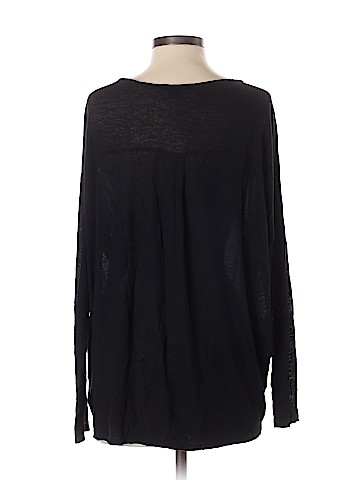 Vince. Long Sleeve Silk Top (view 2)