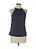 Topshop 100% Polyester Blue Sleeveless Blouse Size 6 - photo 1