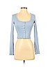 Forever 21 Blue Long Sleeve Top Size S - photo 1