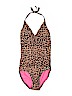 Xhilaration Tan One Piece Swimsuit Size 10 - 12 - photo 1