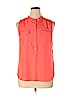 J. Crew Factory Store 100% Polyester Pink Sleeveless Blouse Size 14 - photo 1
