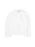 Baby Gap 100% Cotton Solid White Cardigan Size 4 - photo 1