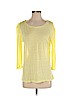 Joie 100% Linen Yellow Long Sleeve T-Shirt Size S - photo 1