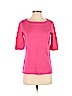 BCBGMAXAZRIA Pink Short Sleeve Top Size S - photo 1