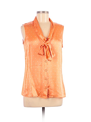 St. John Sleeveless Silk Top (view 1)