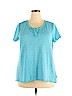 Calvin Klein Blue Short Sleeve Top Size XXL - photo 1