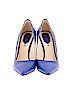 Fendi 100% Leather Blue Heels Size EU 37 - photo 2