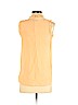 Madewell 100% Silk Orange Sleeveless Silk Top Size XS - photo 2