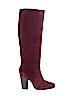 Rachel Comey 100% Suede Burgundy Boots Size 6 - photo 1