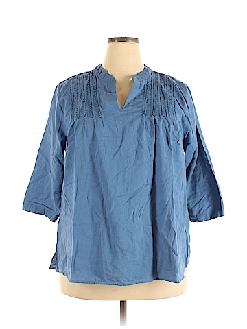 Lane Bryant 3/4 Sleeve Top (view 1)