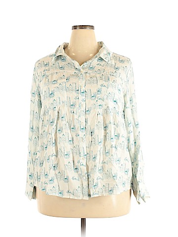 Style&Co Long Sleeve Button-Down Shirt (view 1)