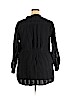 Style&Co 100% Cotton Black Long Sleeve Button-Down Shirt Size 20 - photo 2
