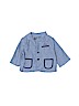 Baby & Child 100% Cotton Solid Blue Blazer 0-3 MO / 3 MO - photo 1