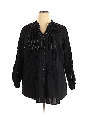 Style&Co Long Sleeve Button-Down Shirt (view 1)