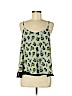 Topshop 100% Polyester Green Sleeveless Blouse Size 8 - photo 1