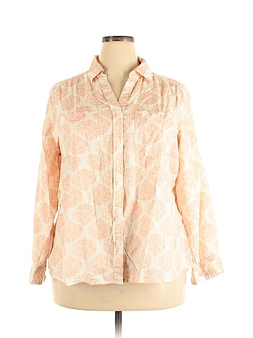 Style&Co 3/4 Sleeve Button-Down Shirt (view 1)