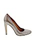 KORS Michael Kors 100% Leather Silver Heels Size 8 - photo 1