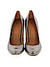 KORS Michael Kors 100% Leather Silver Heels Size 8 - photo 2