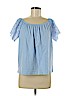 H&M Blue Short Sleeve Blouse Size M - photo 1
