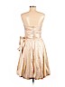 Maxazria Collection 100% Silk Tan Cocktail Dress Size 6 - photo 2