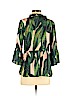 Assorted Brands 100% Polyester Green Long Sleeve Blouse Size S - photo 2