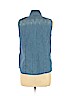 Talbots 100% Cotton Blue Sleeveless Button-Down Shirt Size 12 (petite) - photo 2