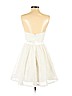 NiteLine 100% Polyester White Cocktail Dress Size 4 (petite) - photo 2