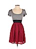 Forever 21 100% Rayon Red Casual Dress Size S - photo 1