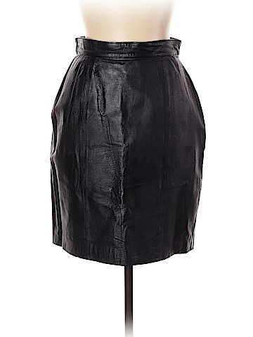 Otello Pelle Leather Skirt (view 1)