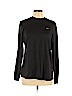 Nike 100% Polyester Black Active T-Shirt Size L - photo 1