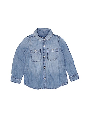 Baby Gap 3/4 Sleeve Button-Down Shirt (view 1)