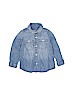 Baby Gap 100% Cotton Blue 3/4 Sleeve Button-Down Shirt Size 2 - photo 1