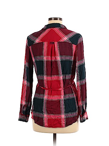 Isabel Maternity Long Sleeve Button-Down Shirt (view 2)