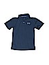 Under Armour 100% Polyester Blue Short Sleeve Polo Size 7 - photo 1