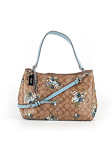 Coach Factory Leather Satchel (view 1)