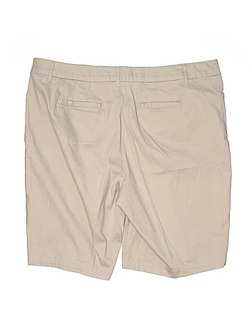 St. John's Bay Khaki Shorts (view 2)