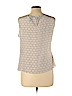 Doncaster 100% Silk White Sleeveless Silk Top Size 12 - photo 2