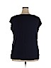 ELOQUII Blue Short Sleeve Top Size 20 - photo 2