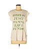 Forever 21 100% Cotton Ivory Short Sleeve T-Shirt Size M - photo 1