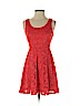 Candie's Red Casual Dress Size XS - photo 1