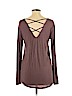Charlotte Russe Brown Long Sleeve Top Size M - photo 2