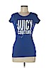 Juicy Couture 100% Cotton Blue Short Sleeve T-Shirt Size P (petite) - photo 1