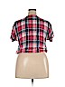 Universal Thread 100% Rayon Red Short Sleeve Button-Down Shirt Size XXL - photo 2
